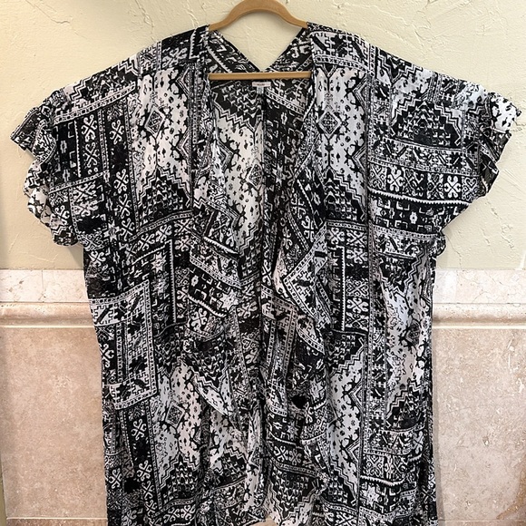 ECOTE OPEN DUSTER CARDIGAN, ONE SIZE - Picture 5 of 5